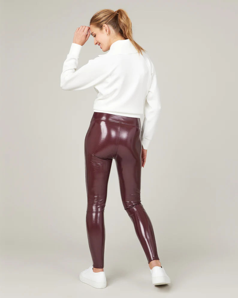Spanx Faux Patent Leather Leggings | very.co.uk