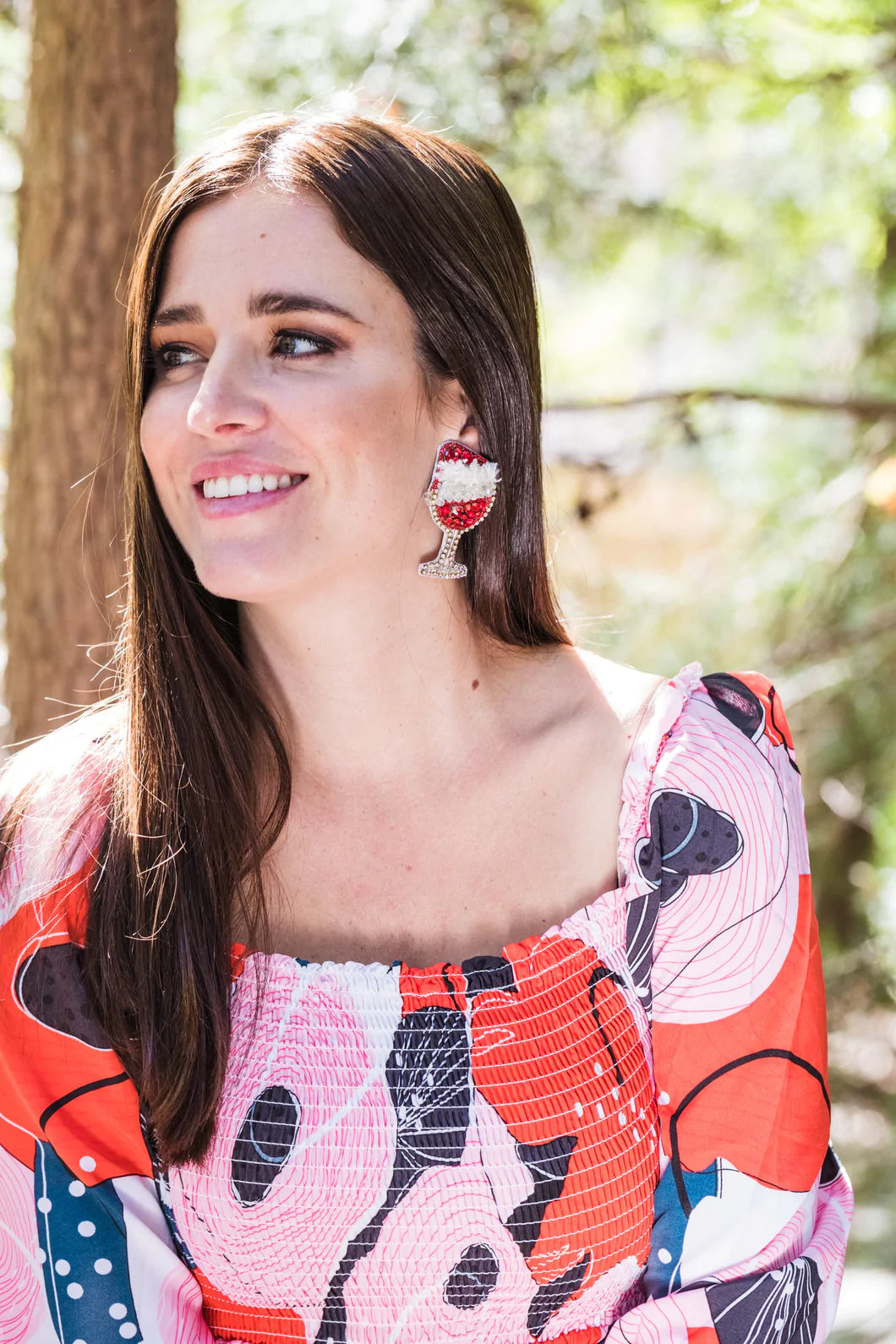 Santa 2025 hat earrings